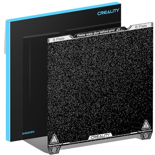 Creality K1 Max Bauplatten-Set, 315 x 310 mm, 3D-Druckerplattform mit mattierter PEI-Oberfläche, Federstahl-Magnetbasis für Creality K1, K1 Max, Ender 3 Max Neo, Ender 3 S1 Plus 3D-Drucker von Aladrs