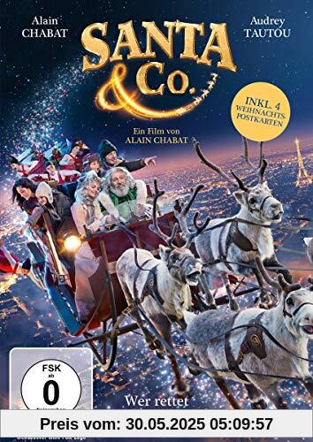 Santa & Co. - Wer rettet Weihnachten? (inkl. 4 Postkarten) von Alain Chabat