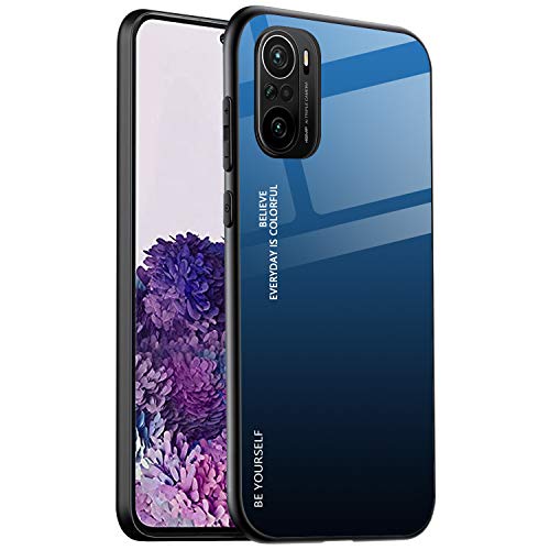 ALAMO Schutzhülle aus Hartglas für Xiaomi Redmi Note 10 Pro, bunt Schutzhülle aus Hartglas + TPU-Silikon – Farbe 7 von Alamo