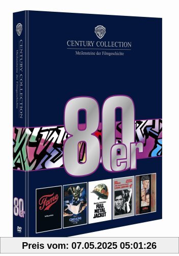 Century Collection 80er : Lethal Weapon 1 - Full Metal Jacket - Fame - Gefährliche Liebschaften - Gremlins - 5 DVD Buchset von Alan Parker