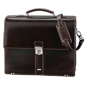 Alassio Aktentasche MONACO Leder dunkelbraun 47022 von Alassio