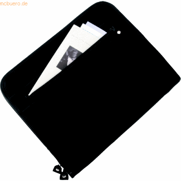 Alassio Konferenzmappe Milano 36x29x5 cm 860g Lederimitat schwarz Alassio Konferenzmappe Milano 36x29x5 cm 860g Lederimitat schwarz von Alassio