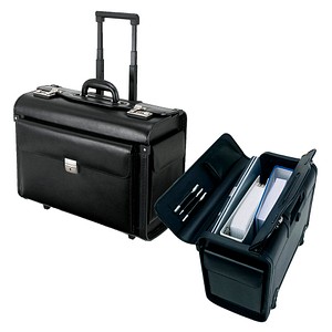 Alassio Pilotenkoffer SILVANA Lederimitat schwarz 48,0 x 23,0 x 39,5 cm Alassio Pilotenkoffer SILVANA Lederimitat schwarz 48,0 x 23,0 x 39,5 cm von Alassio