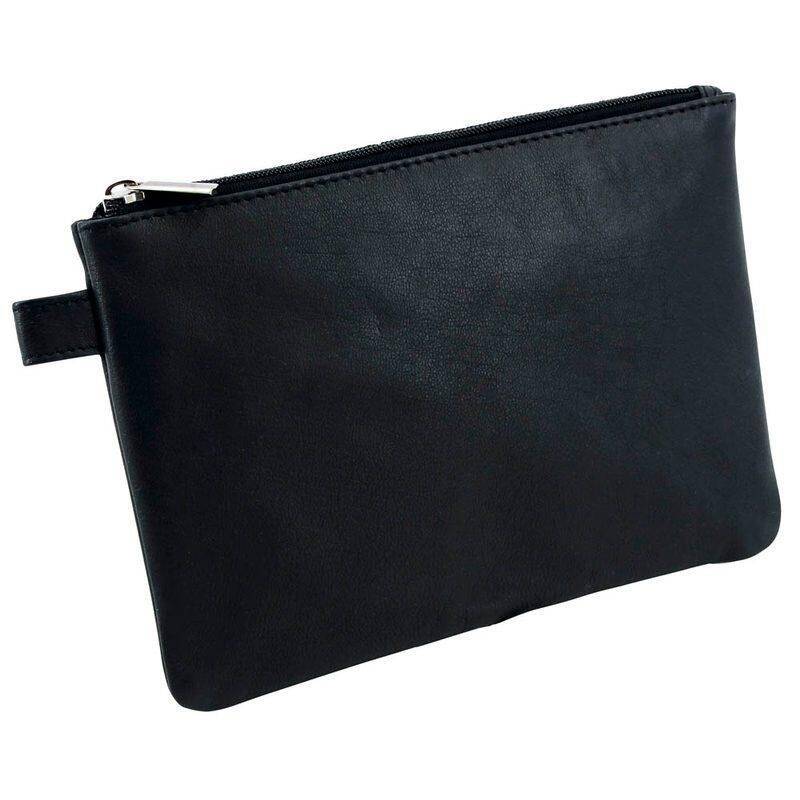 Alassio Reißverschlussbeutel 23x16cm schwarz von Alassio
