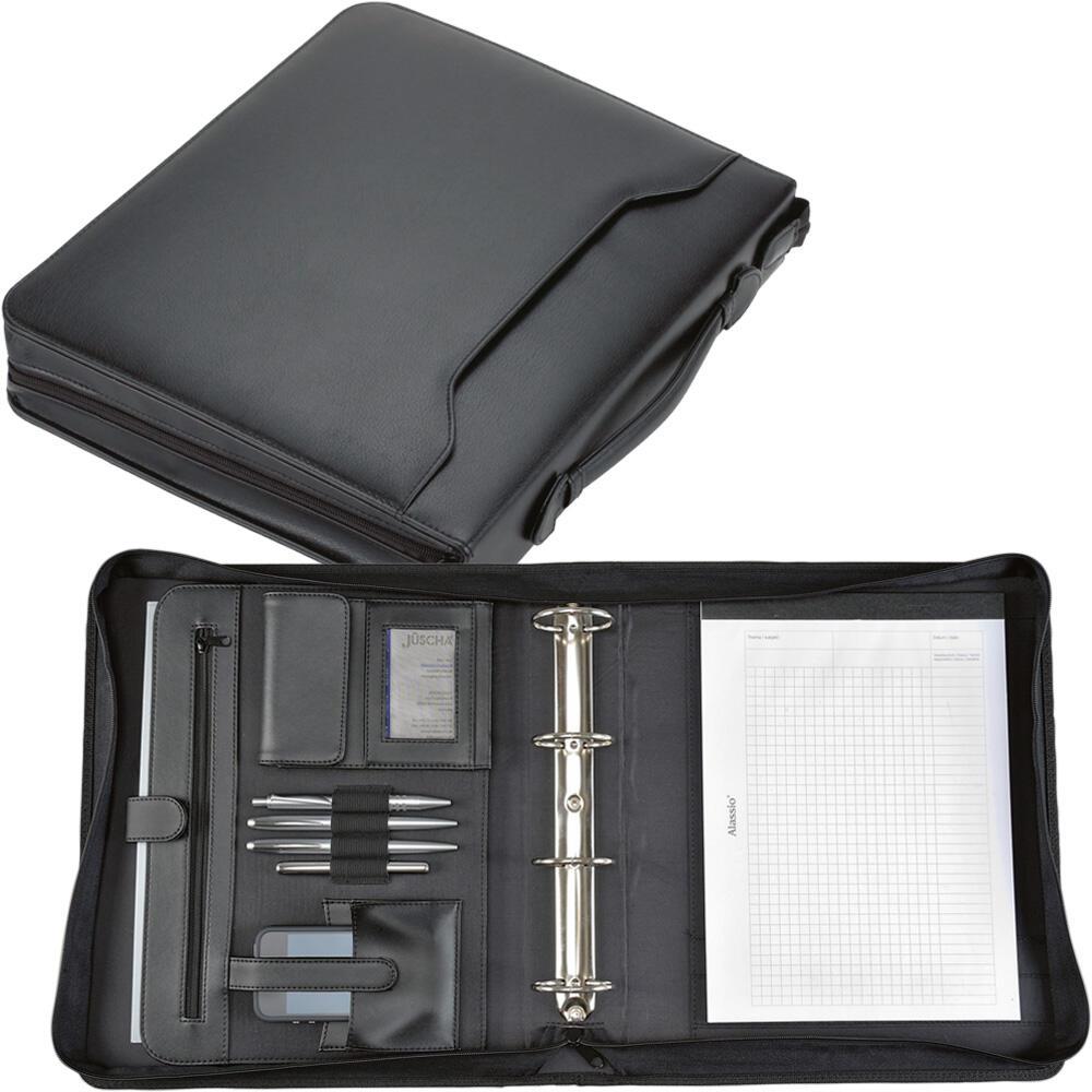 Alassio Ringbuchmappe AREZZO für DIN A4 schwarz Alassio Ringbuchmappe AREZZO für DIN A4 schwarz von Alassio