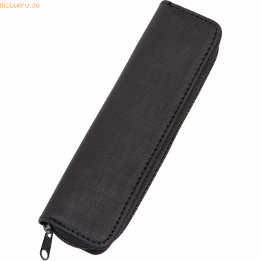 Alassio Schreibgeräteetui 5x17x2cm Polyester/Cotton schwarz von Alassio