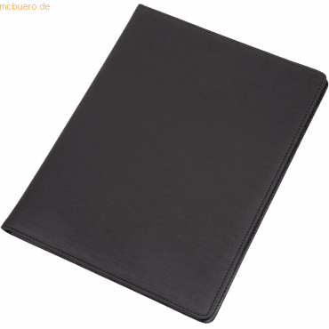 Alassio Schreibmappe A4 Balocca 25x31,5x2cm Polyester/Cotton schwarz von Alassio