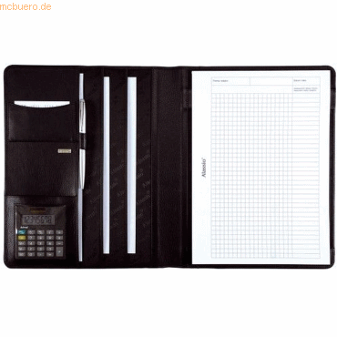 Alassio Schreibmappe Cremona I A4 Leder schwarz Alassio Schreibmappe Cremona I A4 Leder schwarz von Alassio