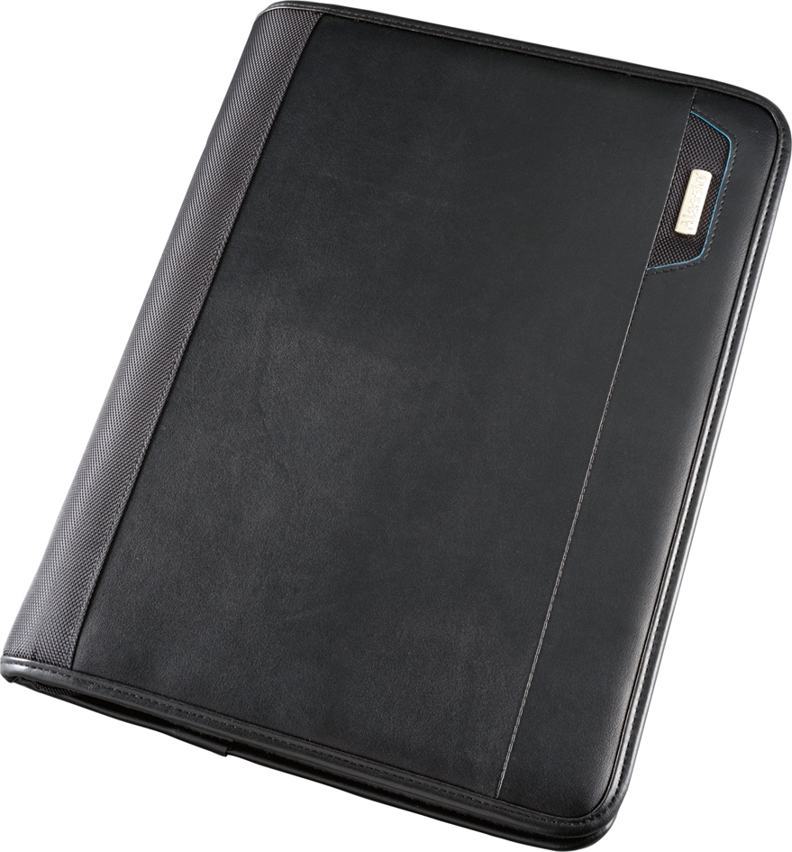 Alassio Tablet-PC Organizer A4 TRENTO, Lederimitat, schwarz von Alassio