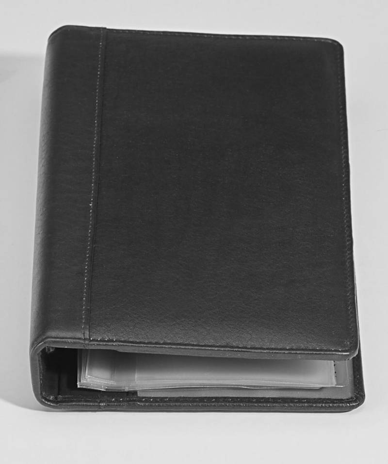 Alassio Visitenkarten-Ringbuch schwarz von Alassio