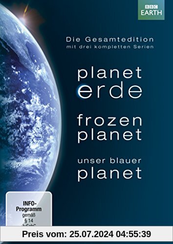 Planet Erde / Frozen Planet / Unser blauer Planet - Die Gesamtedition [12 DVDs] von Alastair Fothergill