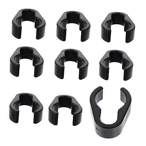 Alasum Mikrofonkabel-organizer-halterung 10 Stück Mikrofonkabel-clips Kunststoffklemme für Mikrofonständer Zubehör von Alasum