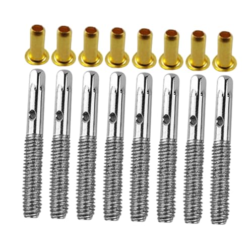 Alasum 8 Sets Klaviersteuerstifte Und Schrauben Metall Klavier Lose Stimmstifte Klavierstift Teil Strings Zubehör Teile von Alasum