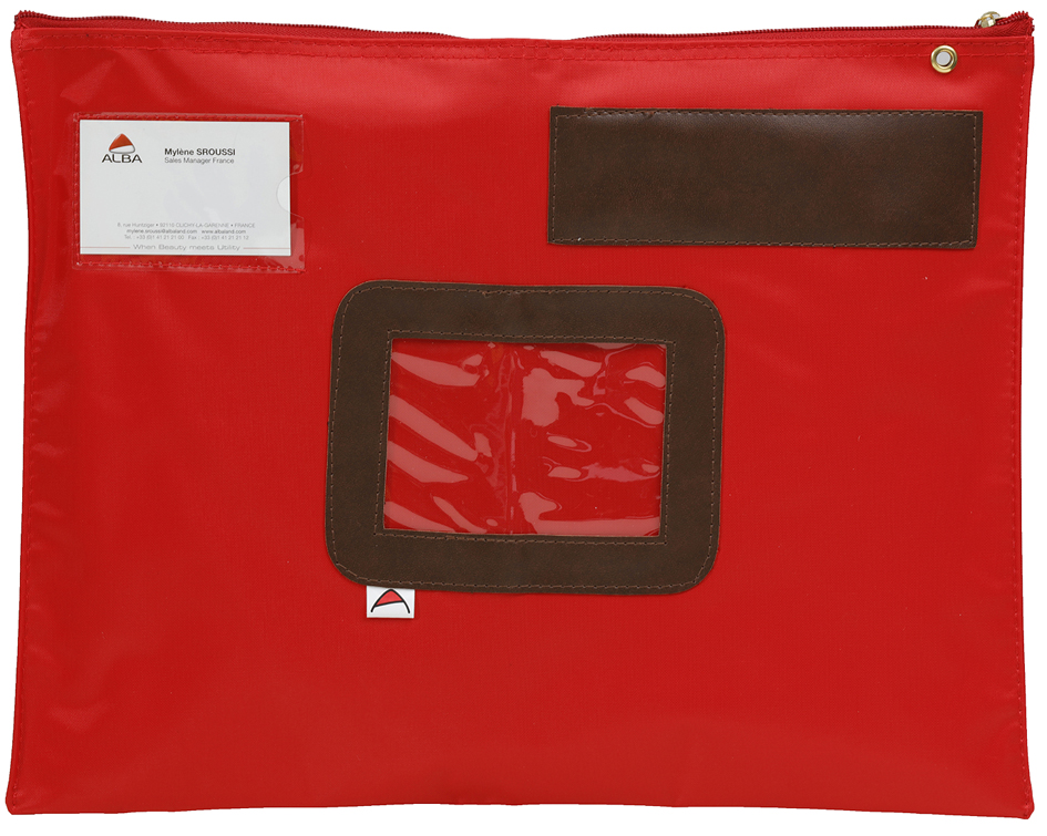 ALBA Banktasche , POPLAT, , Polyester, rot von Alba