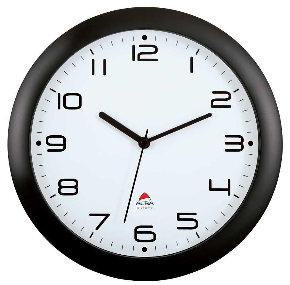 ALBA Wanduhr , HORNEW, , Quarzwerk, schwarz ALBA Wanduhr , HORNEW, , Quarzwerk, schwarz von Alba