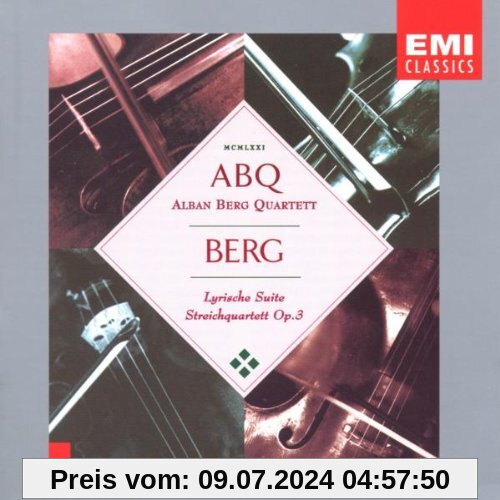Streichquartett / Lyrische Suite von Alban Berg Quartett