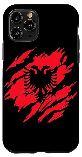 Hülle für iPhone 11 Pro ALB Flagge Stolz Fans Albanien von Albania Scratch Flag Supporter Equipment