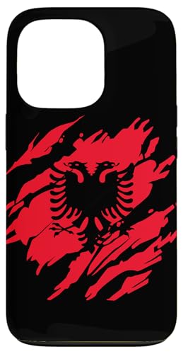 Hülle für iPhone 13 Pro ALB Flagge Stolz Fans Albanien von Albania Scratch Flag Supporter Equipment