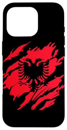 Hülle für iPhone 16 Pro ALB Flagge Stolz Fans Albanien Hülle für iPhone 16 Pro ALB Flagge Stolz Fans Albanien von Albania Scratch Flag Supporter Equipment