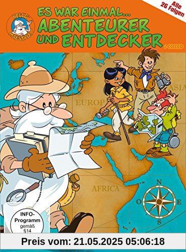 Es war einmal ... Abenteurer und Entdecker (restaurierte Fassung) [6 DVDs] von Albert Barillé