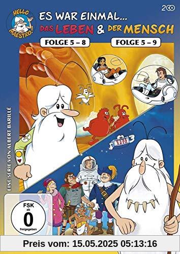 Es war einmal … Das Leben (Folge 5-8) & Der Mensch (Folge 5-9) [2 DVDs] von Albert Barillé
