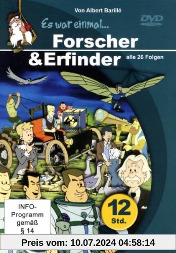 Paket ES WAR EINMAL ... FORSCHER & ERFINDER (6 DVDs im Geschenkschuber) von Albert Barillé