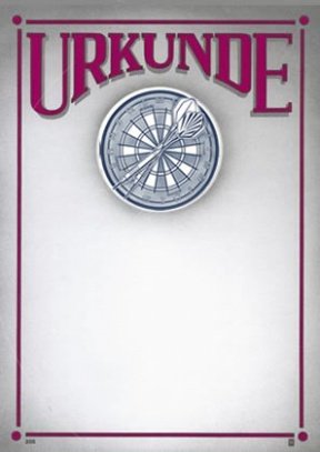 Albert Hoffmann Urkundenverlag Darts / 205/192 / / PC-Urkunden (170 g/m²) 10 Stk von Albert Hoffmann Urkundenverlag