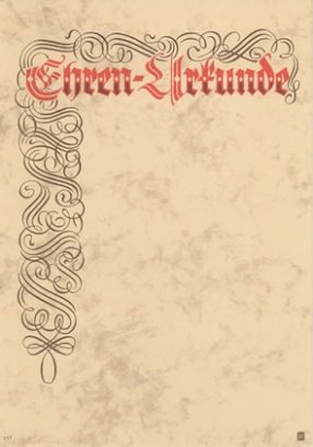 Albert Hoffmann Urkundenverlag Ehrenurkunden/DIN A4/ 117 / PC-Urkunden (170 g/m²) 10 Stk von Albert Hoffmann Urkundenverlag