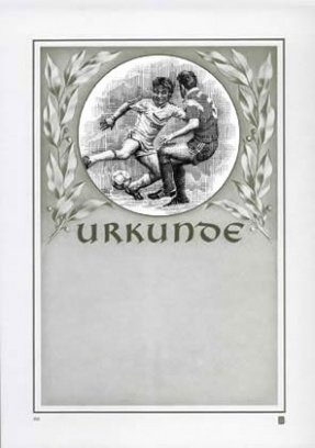 Albert Hoffmann Urkundenverlag Fußball / 100/1050 / / PC-Urkunden (170 g/m²) 10 Stk von Albert Hoffmann Urkundenverlag