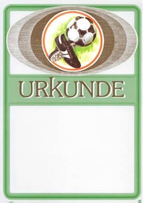 Albert Hoffmann Urkundenverlag Fußball / 840/650 / / PC-Urkunden (170 g/m²) 10 Stk von Albert Hoffmann Urkundenverlag