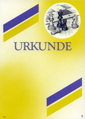 Albert Hoffmann Urkundenverlag Schach / 300/1102 / / PC-Urkunden (170 g/m²) 10 Stk von Albert Hoffmann Urkundenverlag