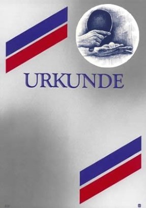 Albert Hoffmann Urkundenverlag Tischtennis / 310/1194 / / PC-Urkunden (170 g/m²) 10 Stk von Albert Hoffmann Urkundenverlag