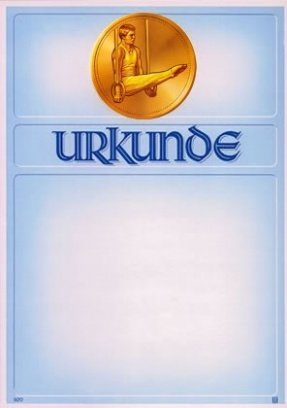 Albert Hoffmann Urkundenverlag Turnen / 920/945 / Ringe Herren/PC-Urkunden (170 g/m²) 10 Stk von Albert Hoffmann Urkundenverlag
