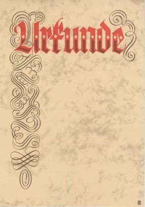 Albert Hoffmann Urkundenverlag Urkunden / 116 / PC-Urkunden (170 g/m²) 10 Stk von Guoml