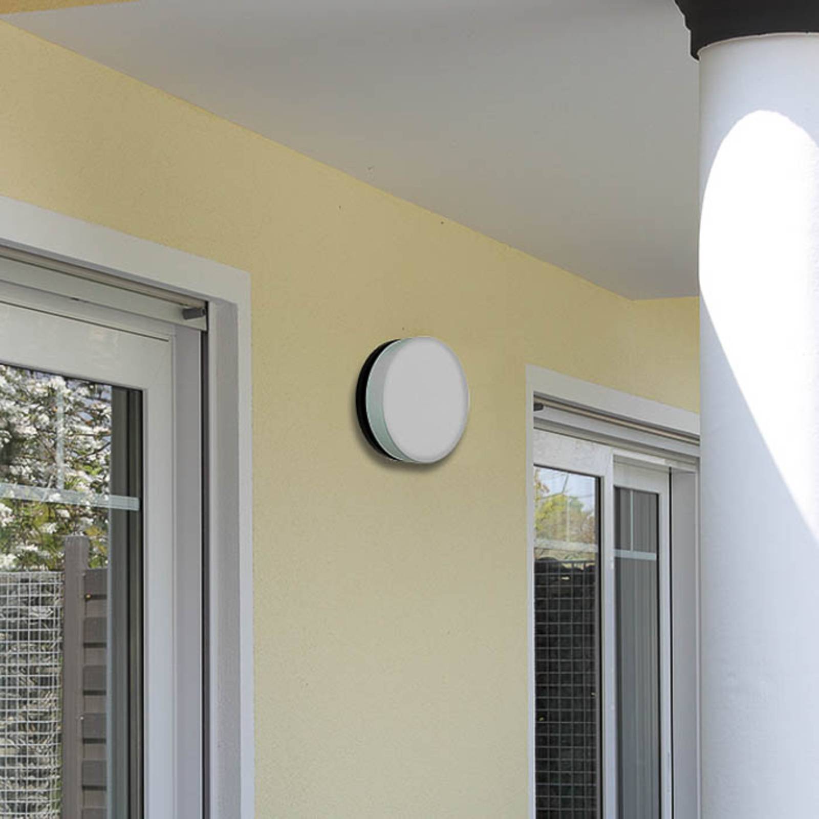 LED-Wandleuchte 6309 anthrazit, IP65, Ø 31 cm LED-Wandleuchte 6309 anthrazit, IP65, Ø 31 cm von Albert Leuchten