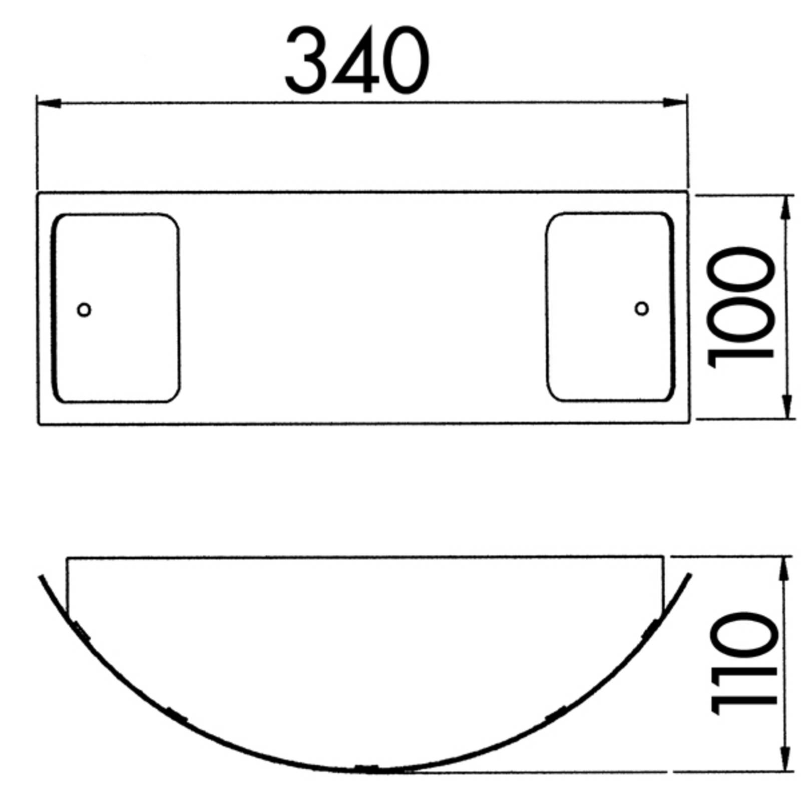 Zeitungshalter 781, Edelstahl von Albert Leuchten