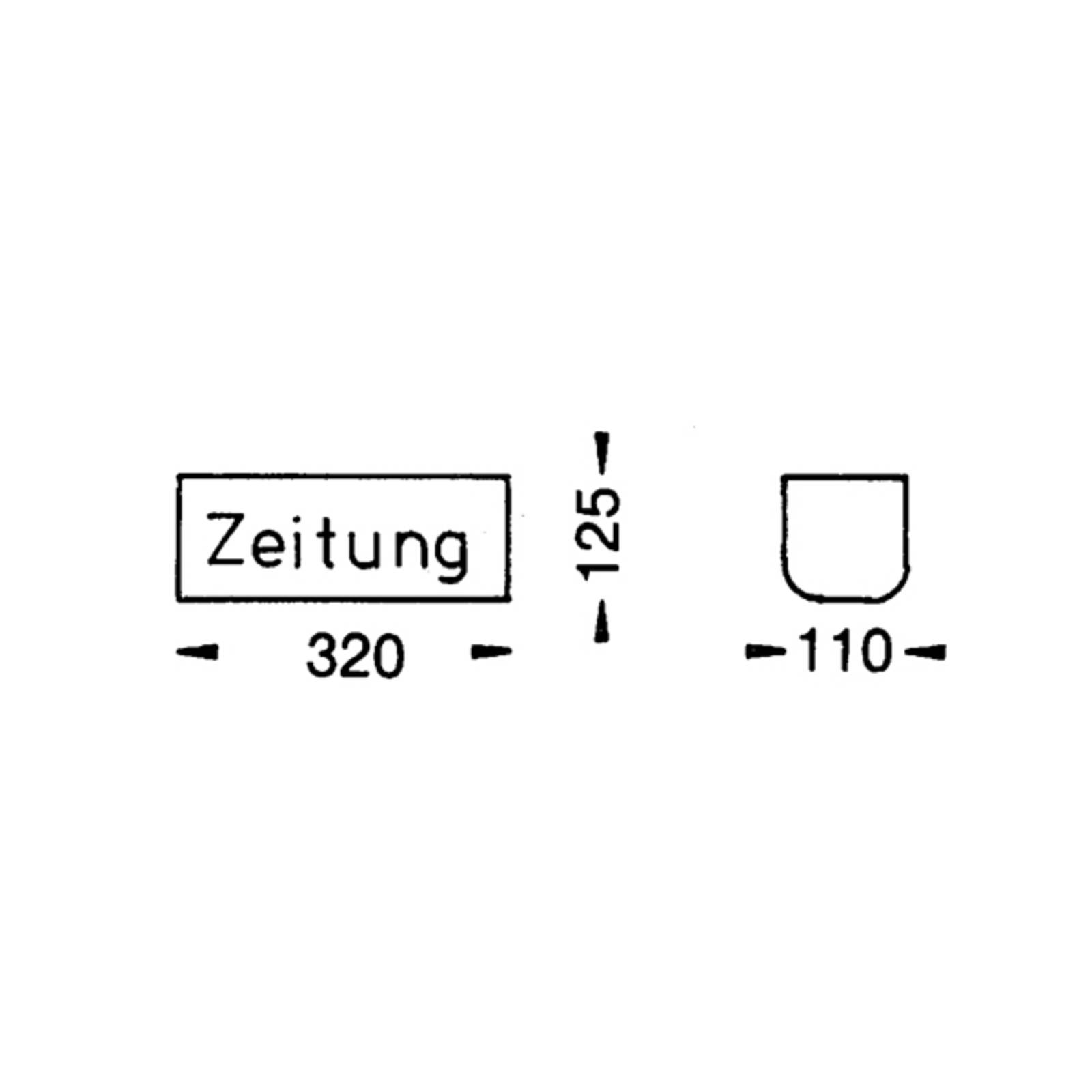 Zeitungshalter 805 S von Albert Leuchten