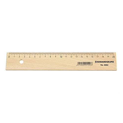 ALCO Lineal Länge: 20 cm, Tuschekante: unterseitig, Holz, naturfarben ALCO Lineal Länge: 20 cm, Tuschekante: unterseitig, Holz, naturfarben von Albert & Co