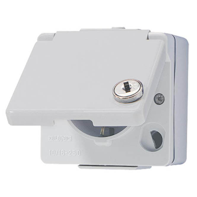 JG APWG WG 600 Schuko-Steckdose 620WSL mit Sicherheitsschloss grau JG APWG WG 600 Schuko-Steckdose 620WSL mit Sicherheitsschloss grau von Albrecht Jung GmbH & Co. KG