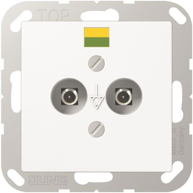 JG Potentialausgleich-Dose für A565-2WW Leiter bis 6mm alpinweiss JG Potentialausgleich-Dose für A565-2WW Leiter bis 6mm alpinweiss von Albrecht Jung GmbH & Co. KG