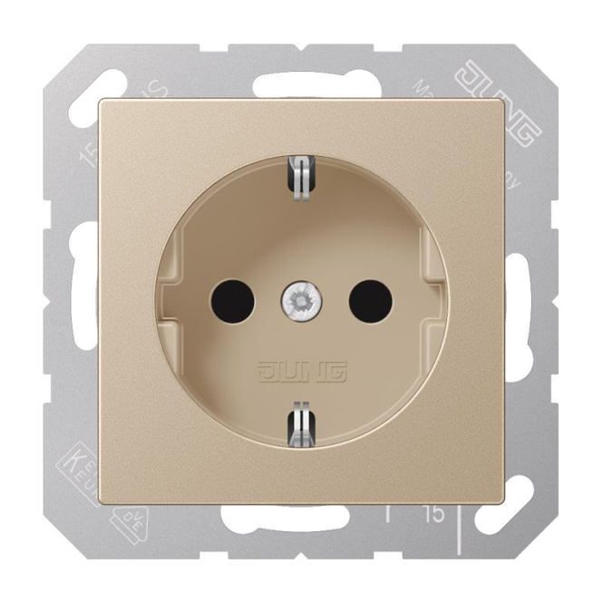 JG SCHUKO Steckdose A1520CH 16A 250V A champagner JG SCHUKO Steckdose A1520CH 16A 250V A champagner von Albrecht Jung GmbH & Co. KG