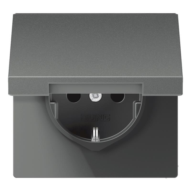 JG SCHUKO Steckdose AL1520KLAN m.Klappd.16A 250V LS anthrazit lack JG SCHUKO Steckdose AL1520KLAN m.Klappd.16A 250V LS anthrazit lack von Albrecht Jung GmbH & Co. KG