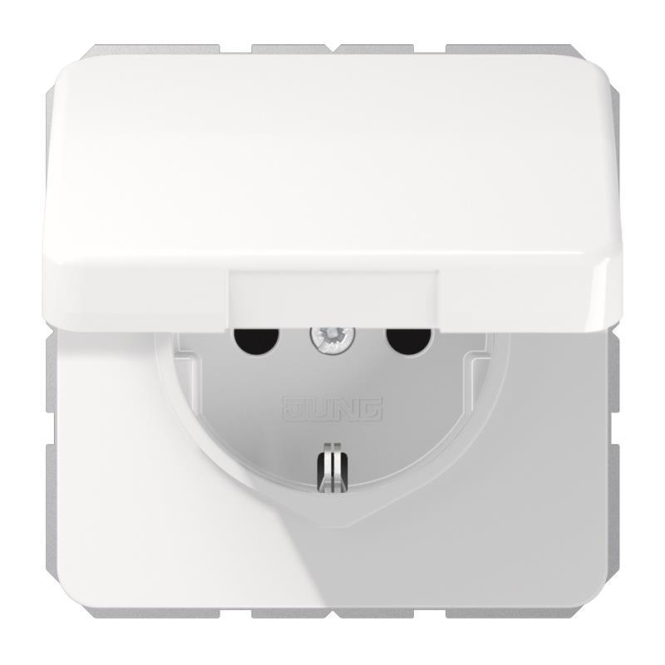 JG SCHUKO Steckdose CD1520BFKLWW m.Klappd.16A 250V CD alpinweiß JG SCHUKO Steckdose CD1520BFKLWW m.Klappd.16A 250V CD alpinweiß von Albrecht Jung GmbH & Co. KG