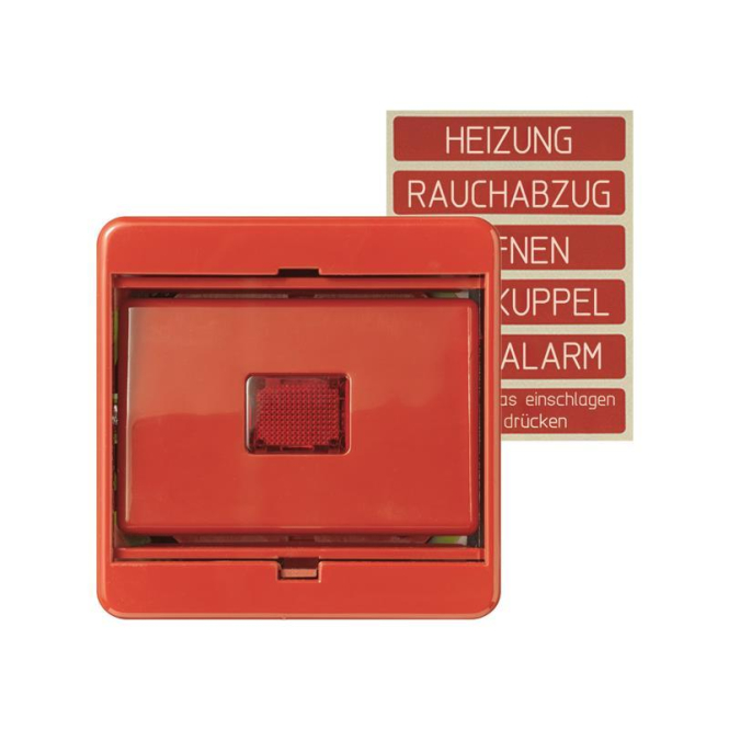 JG ST Abdeckung 561GLRT mit Glasscheibe rot JG ST Abdeckung 561GLRT mit Glasscheibe rot von Albrecht Jung GmbH & Co. KG