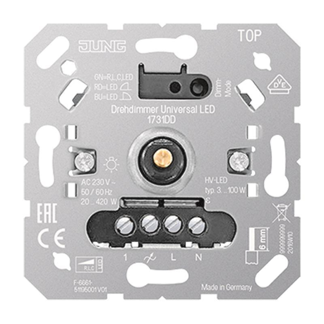 Jung Drehdimmer UNI LED 1731DD Jung Drehdimmer UNI LED 1731DD von Albrecht Jung GmbH & Co. KG