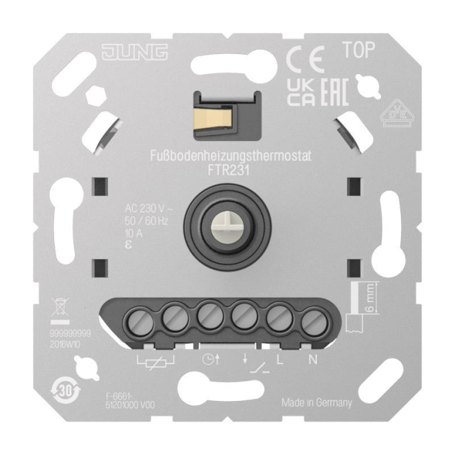 Jung Fußbodenheizungsthermostat FTR231 Jung Fußbodenheizungsthermostat FTR231 von Albrecht Jung GmbH & Co. KG