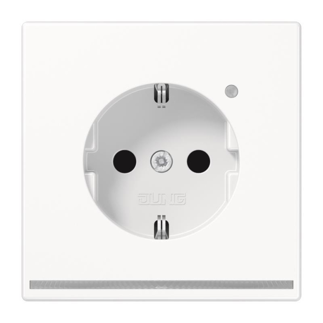 Jung SCHUKO-Steckdose LS1520-OWWLNW m.LED-Licht erh. Ber. Jung SCHUKO-Steckdose LS1520-OWWLNW m.LED-Licht erh. Ber. von Albrecht Jung GmbH & Co. KG
