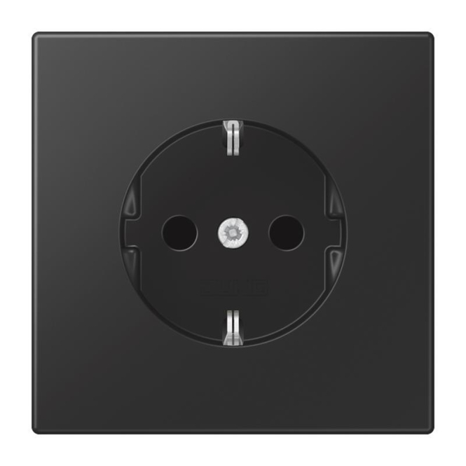 Jung SCHUKO Steckdose LS1520SWM graphitschwarz matt Jung SCHUKO Steckdose LS1520SWM graphitschwarz matt von Albrecht Jung GmbH & Co. KG