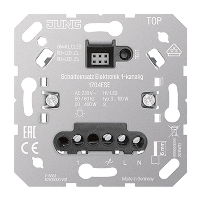 Jung Schalteinsatz Elektronik 1K 1704ESE Jung Schalteinsatz Elektronik 1K 1704ESE von Albrecht Jung GmbH & Co. KG