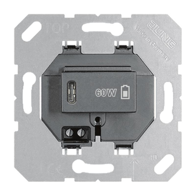 Jung USBPD60CSW USB- USB PD60 C SW Ladegerät PD 1xTyp C schwarz Jung USBPD60CSW USB- USB PD60 C SW Ladegerät PD 1xTyp C schwarz von Albrecht Jung GmbH & Co. KG